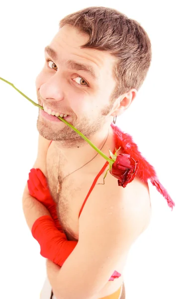 Valentine's day handsome man — Stock Photo, Image