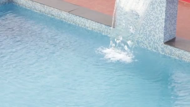 Acqua della piscina — Video Stock