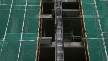 Gökdelen binada Yapı iskelesi