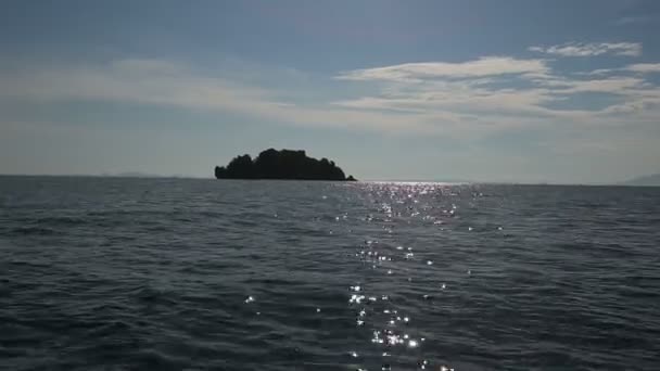 Paesaggio mattutino dell'isola Thailandia — Video Stock