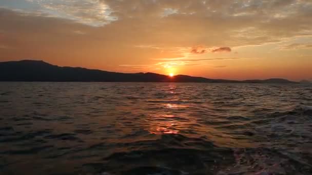 Montanha aldeia panorama — Vídeo de Stock