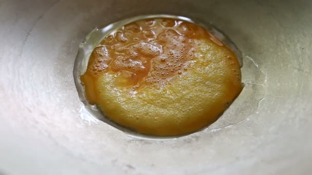 Pan, omlet yapmak — Stok video