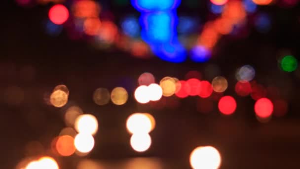 feux de voitures flous 