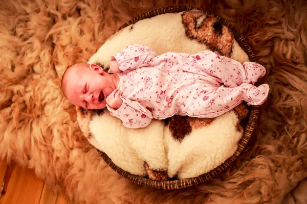 Bebê recém-nascido bonito — Fotografia de Stock