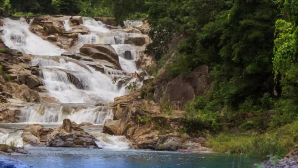 Cascade dans la jungle tropicale 