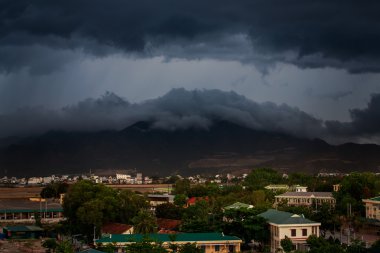 fırtınalı resort şehir panoraması
