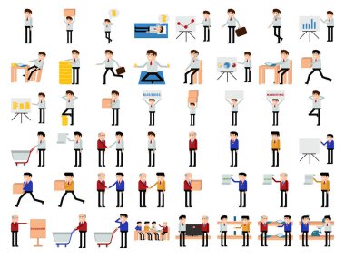 Perakende sektöründe çalışan insanlar, yöneticiler veya tüccarlar çeşitli çalışma süreçleri gerçekleştirirler..