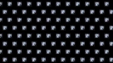 Soyut Küp Küpsüz Düzen Döngüsü, Kablo Çerçeve Beyaz Geometrik Hareket Arkaplanı, Siyah ve Şeffaf (Alpha Channel) Sürümleri Full HD içerir