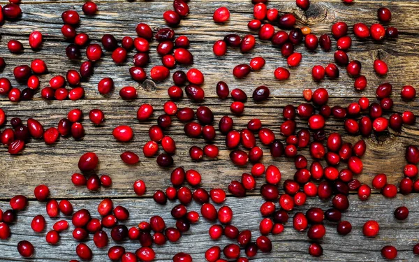 Cranberry Verweerde Houten Tafel — Stockfoto