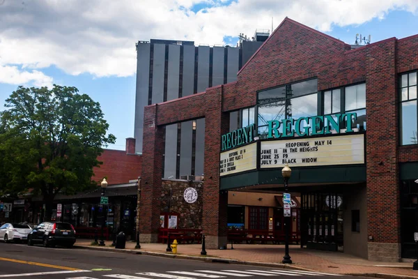 Norwalk Usa Mei 2021 Sono Regent Bioscoop Gebouw Gevel Uitzicht — Stockfoto