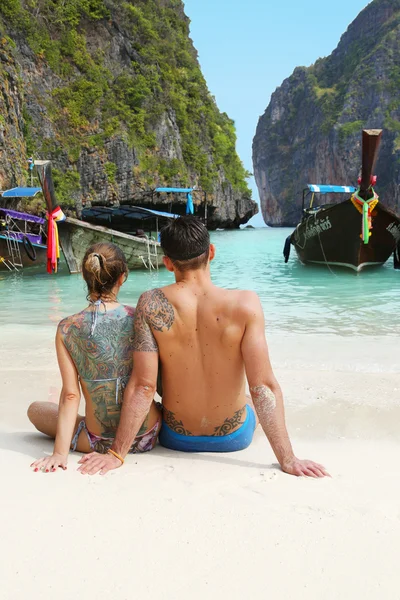 PhiPhi Maya Bay scenic view, daytime, Thailand, phuket — Stock fotografie