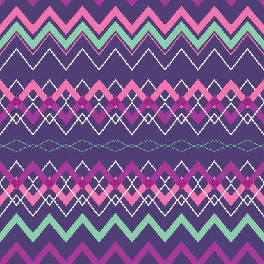 Kabile Boho Rhombus ile Seamless Modeli.