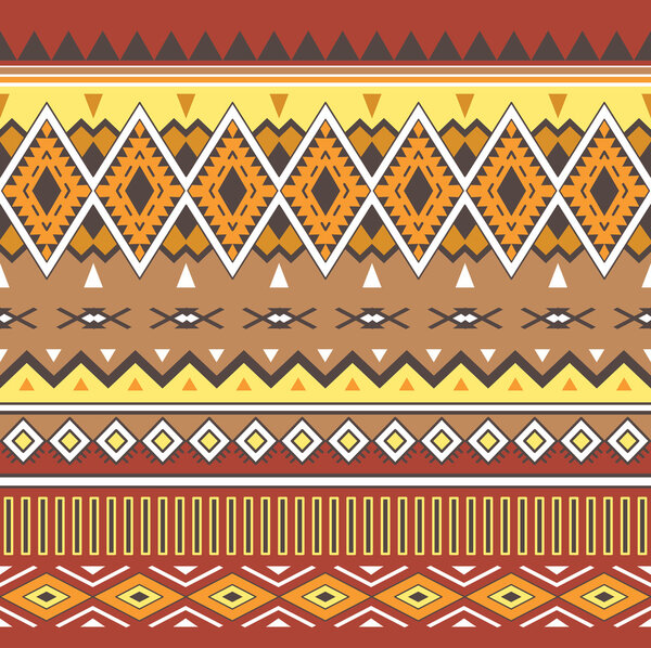 Tribal Boho Seamless Pattern.