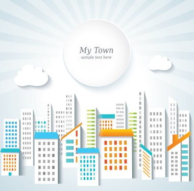 Şehir geçmişi. Kasaba panoraması.