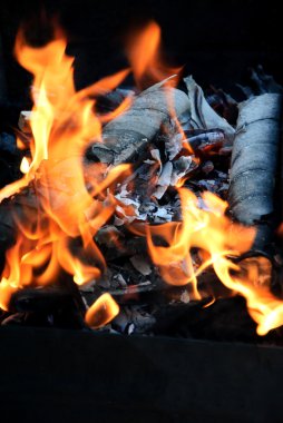 gerçek yangın yanık