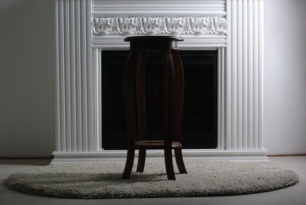 Wooden stool within doors — Stock Photo, Image