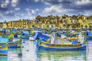 Balıkçı tekneleri Marsaxlokk, Malta