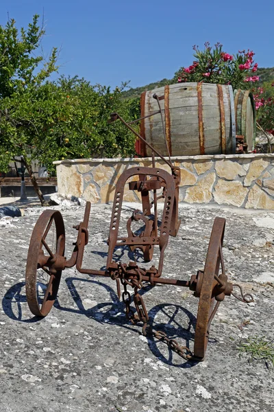 Old Rusty Plow Stock Picture