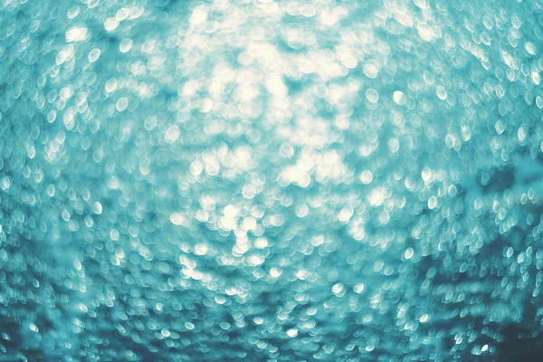 Bokeh lampor. Lampor på havet bakgrund. Waves.Underwater.Vintage s — Stockfoto