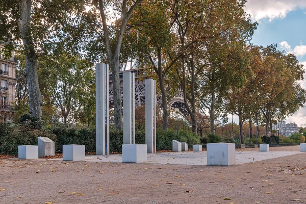 Nationale oorlogsmonument in Algerije, Marokko en Tunesië op de qua Stockfoto