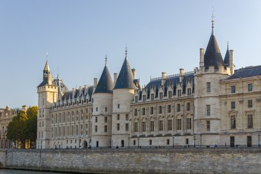 Paris, Fransa'da Conciergerie kale görünümü