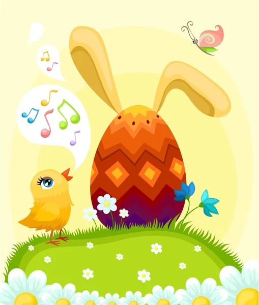 Easter vector illustration — Stock Vector