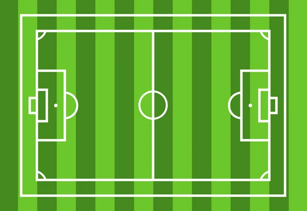 Campo de fútbol con verde en el fondo — Archivo Imágenes Vectoriales