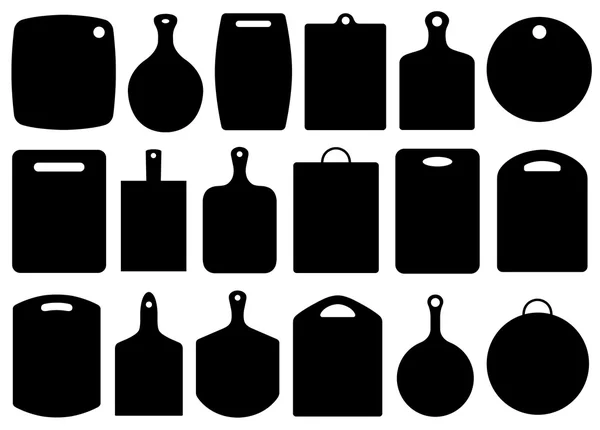 Vector: tabla de cocina | conjunto de tablas de cortar de cocina