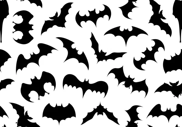 Seamless bats background — Stock Vector