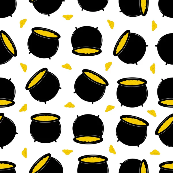 Fond de pots sans couture — Image vectorielle