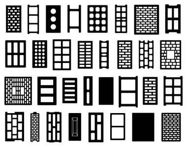 Farklı toprak ve beton tuğla