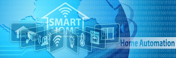 Smart Home Automation Banner — Stock Fotó