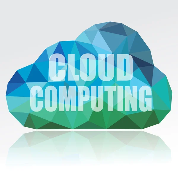 Il cloud computing — Foto Stock