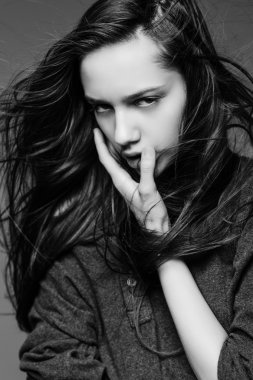 mode portret van elegante vrouw