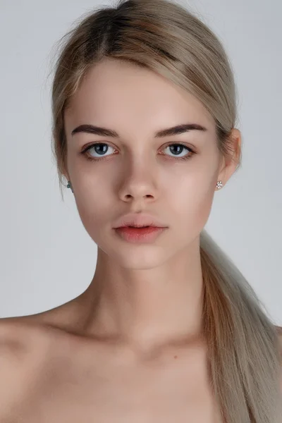 Sexy blondes Porträt. — Stockfoto