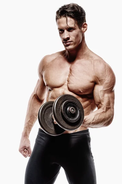 Muskulös man bodybuilder. — Stockfoto