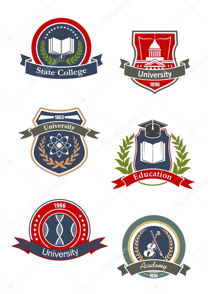 College, university, school and academy signs