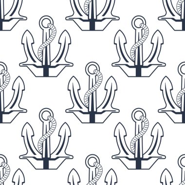 Pattern of sea anchors with ropes