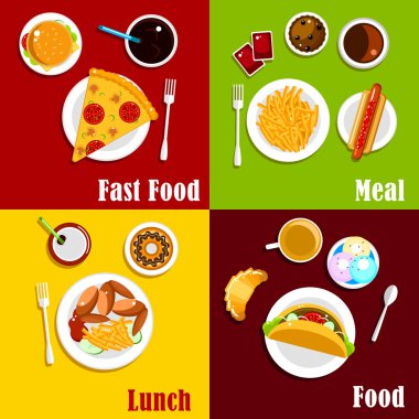 Fast food atıştırmalıklar, tatlılar ve içecekler