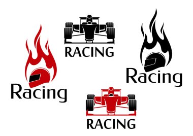 Car racing and motorsport icons