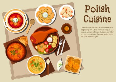Geleneksel polonya mutfağı menü yemekleri