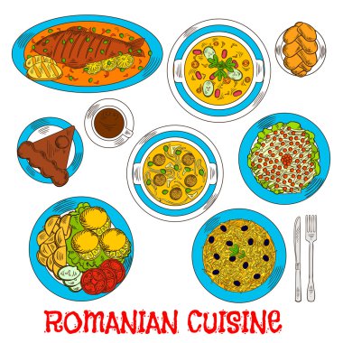 Romen mutfağı nın skeçleri