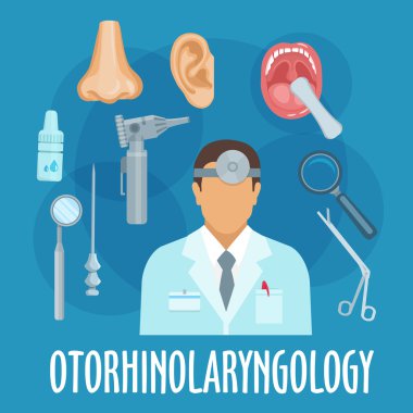 Meslek tasarımı için otorhinolaryngology simgesi