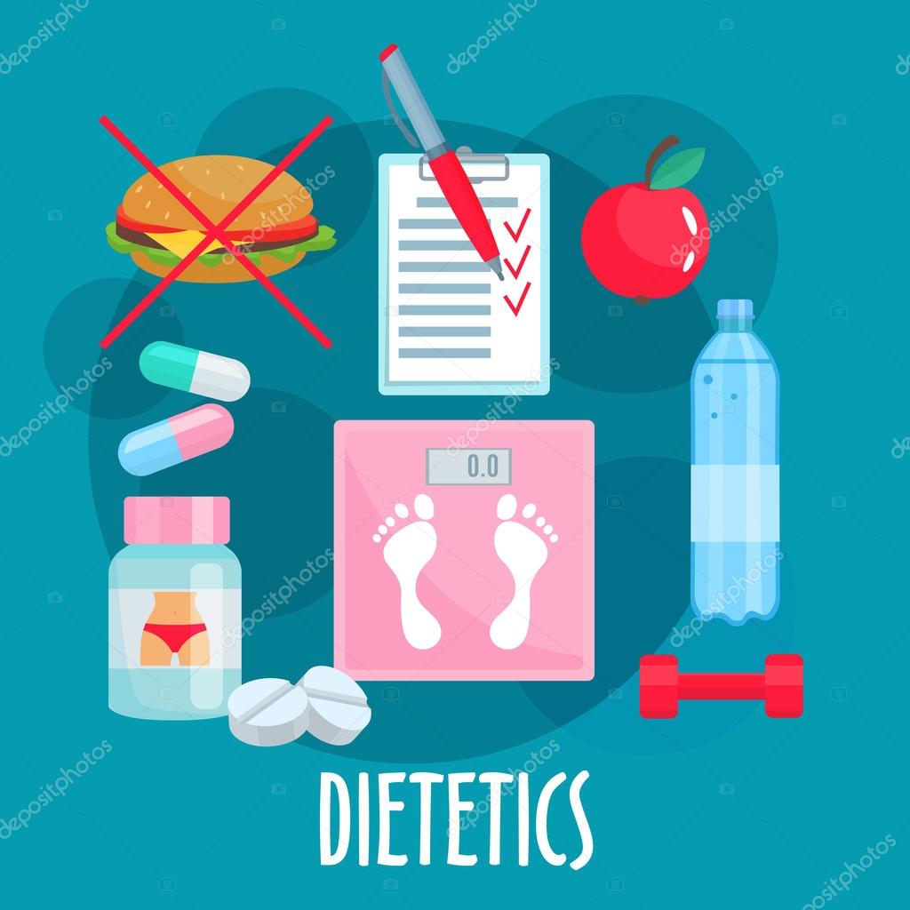 Dietetics, nutrition, healthy lifestyle flat icon Stock Vector Image by