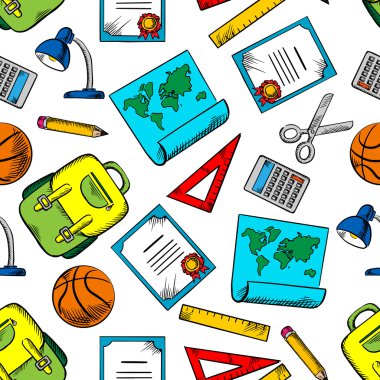 Okul ve eğitim malzemelerinin kusursuz modeli