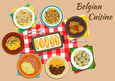 Belçika mutfağının orijinal yemekleri