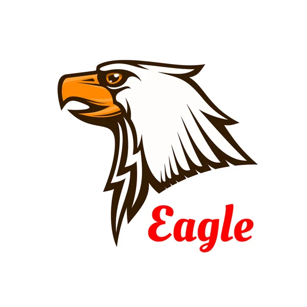 Vektorový znak Eagle. Grafický symbol jestřába — Stockový vektor