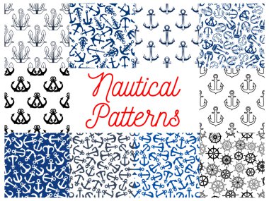 Deniz çapası ve direksiyon desenleri