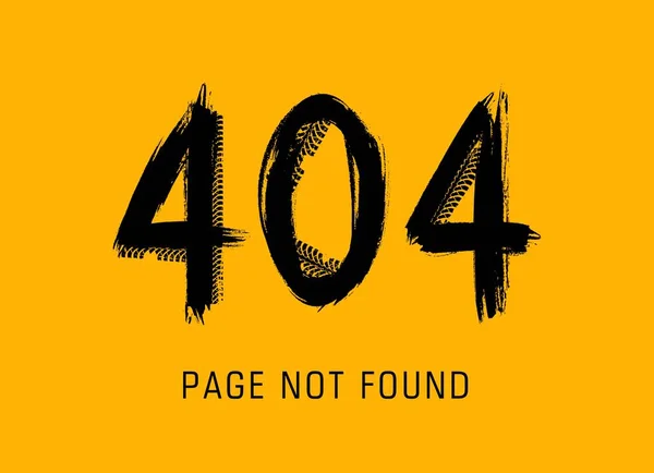 Erreur 404 Page Introuvable Dans Style Grunge Faite Empreintes Pneus — Image vectorielle