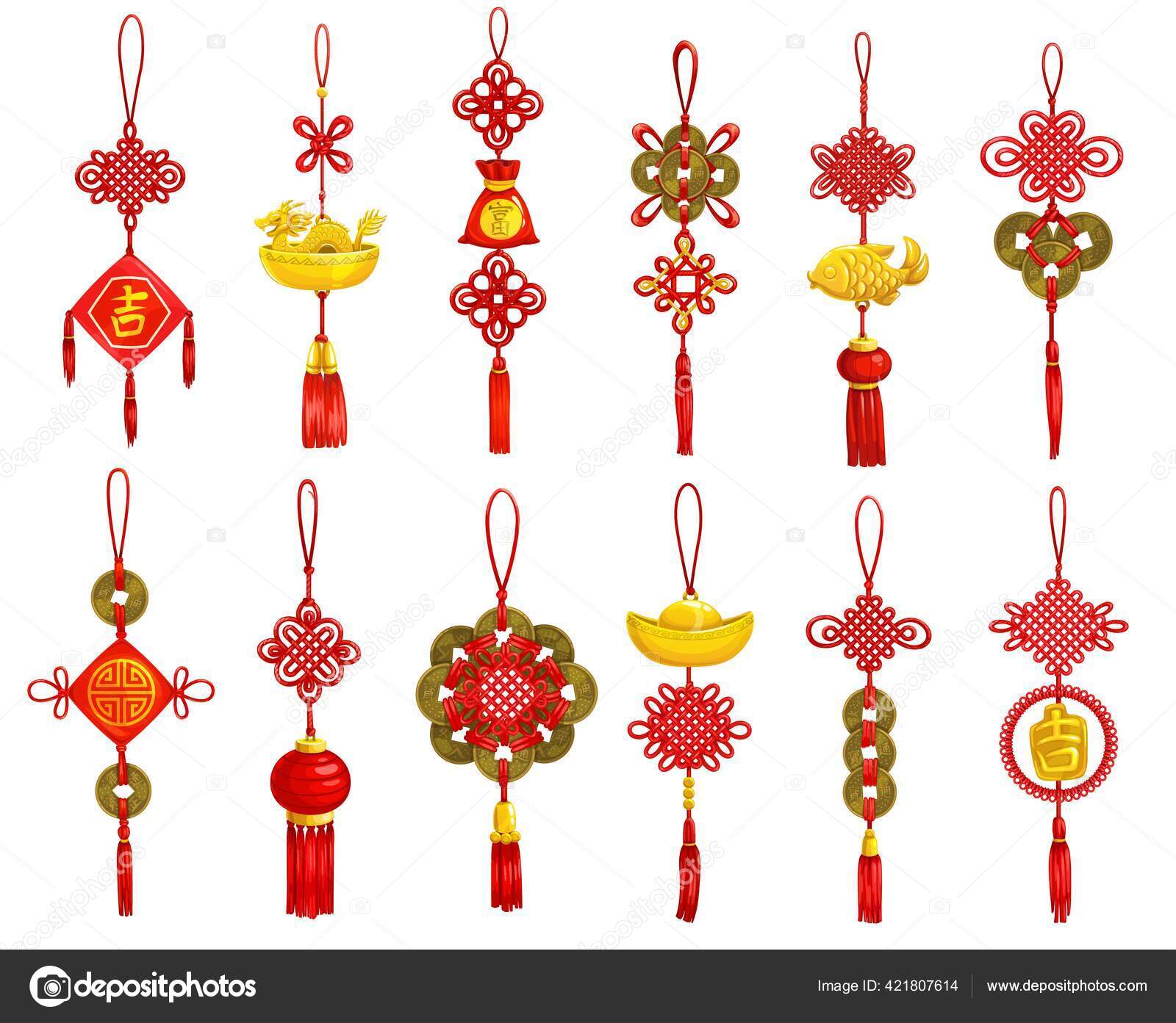 Chinese Knot Chinese New Year Decoration Spring Festival 